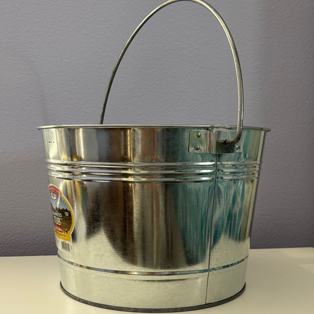 Galvanized Metal Tub